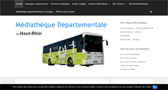 Desktop Screenshot of mediatheque68.fr
